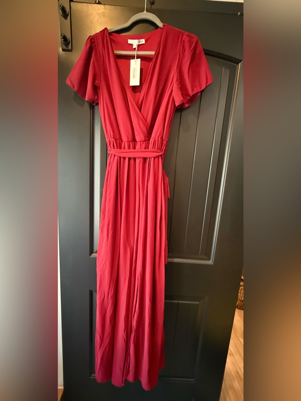 Baltic Born Kristina Maxi Dress – Burgundy – Size Large – NWT